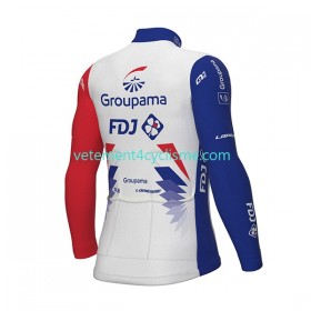 Homme Maillot vélo Manches Longues 2022 Groupama-FDJ N001